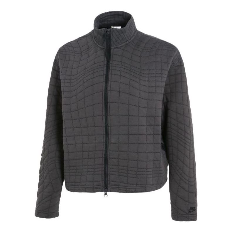 (WMNS) Nike SS22 Full-length zipper Cardigan Jacket Gray DD4633-060