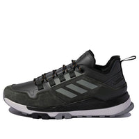 adidas Terrex Hikster Leather Shoes 'Black Green' FX4663