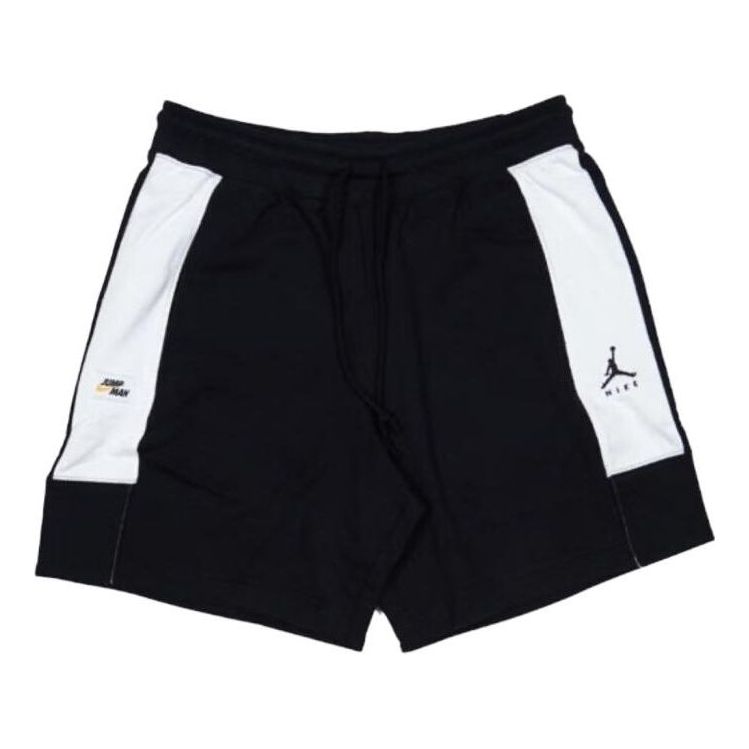 Air Jordan Jumpman Logo Fleece Shorts 'Black White' DA7205-010