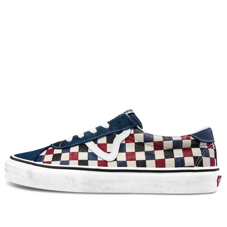 Vans Sport Blue Red Grid Unisex 'Blue Red' VN0A4BU6WO2
