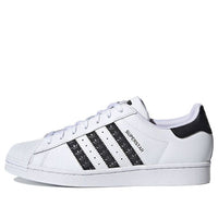 adidas Superstar 'Logo Stripes - White Black' H68101