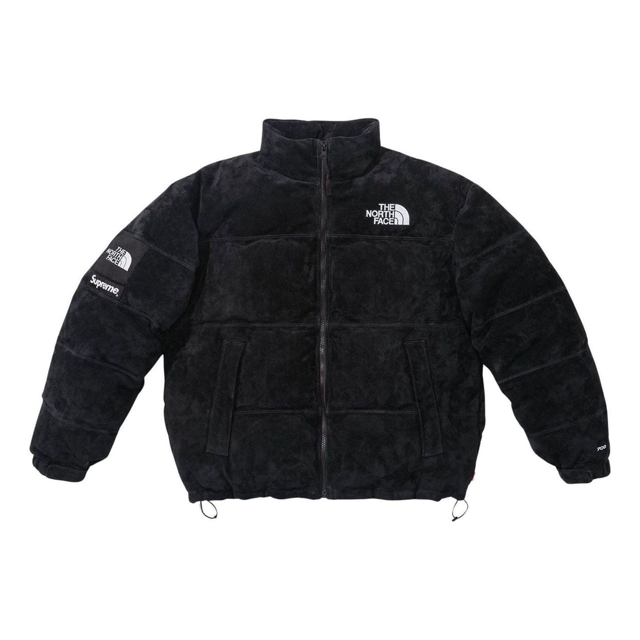 Supreme x The North Face Suede Nuptse Jacket 'Black White' SUP-FW23-213
