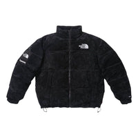 Supreme x The North Face Suede Nuptse Jacket 'Black White' SUP-FW23-213