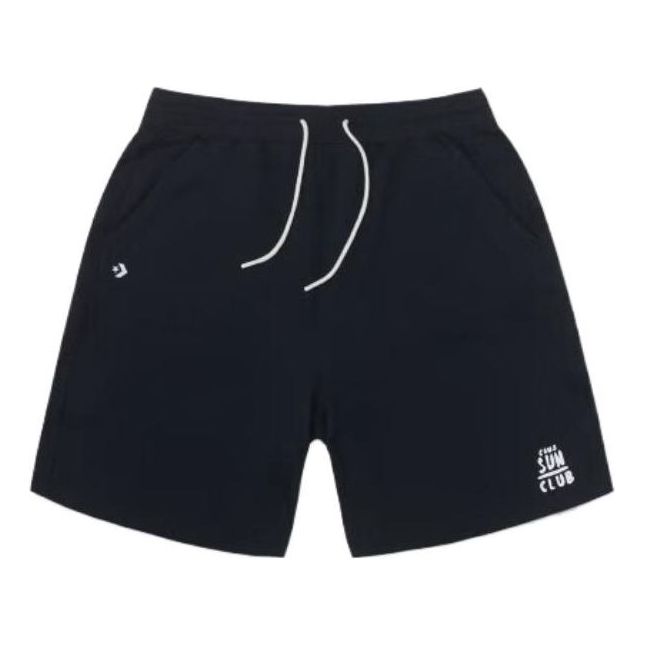 Converse Sun Club Drawstring Shorts 'Black' 10025878-A02