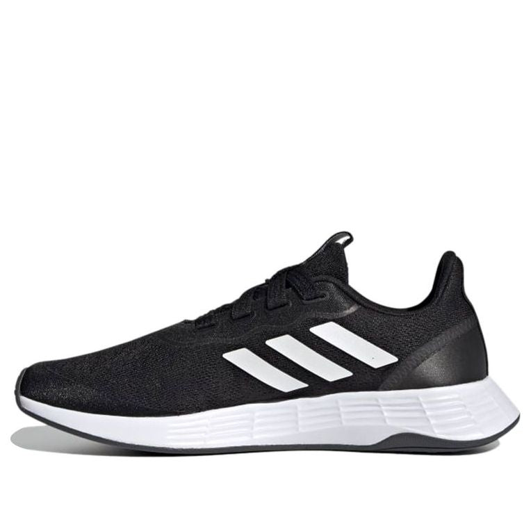 (WMNS) adidas QT Racer Sport 'Black White' FY5680