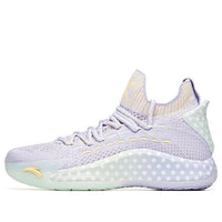 (WMNS) ANTA x Baique Ling Basketball Series Sneakers 'Purple Green' 122021102-3