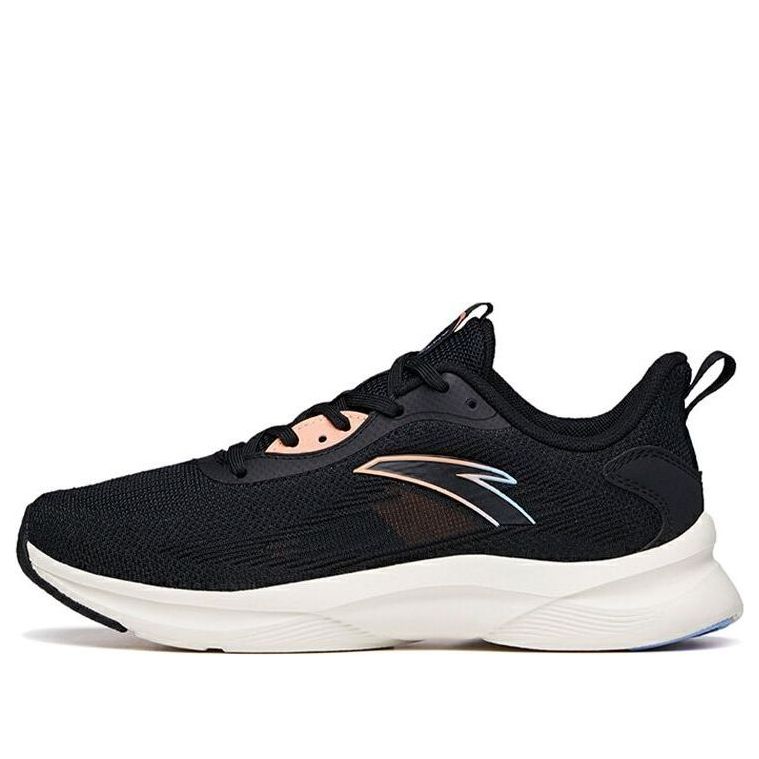 (WMNS) ANTA Running Series Sneakers 'Black Beige Blue' 122125585S-1