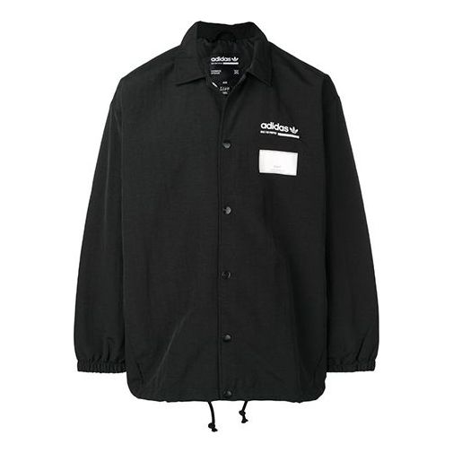 adidas originals Coach JKT Chest logo Jacket Black DX3767