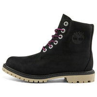 (WMNS) Timberland Paninara Collarless 6 Inch Wide Fit Waterproof Boots 'Black Nubuck' A2M2QW