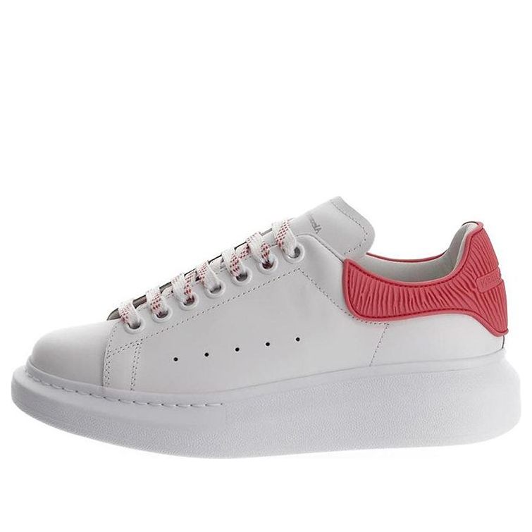 (WMNS) Alexander McQueen Oversized Shoes 'Cream White Red' 718157WICGK9387