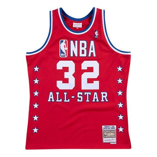 Mitchell & Ness Swingman Retro All-Star Game 1988 #32 Magic Johnson SMJYCP19048-ASWRED188EJH