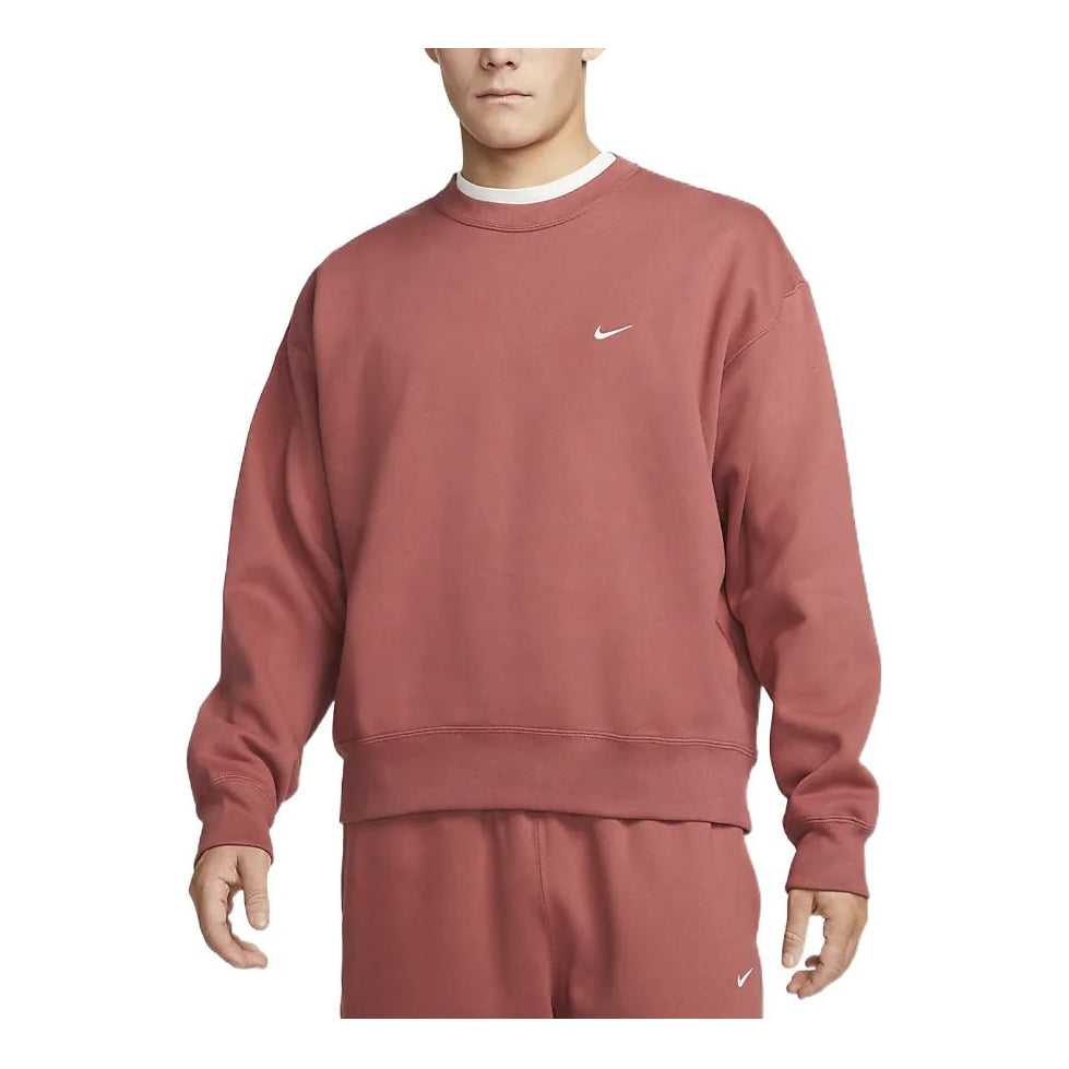 Nike swoosh logo crew neck sweatshirt 'Rose' DA0318-691