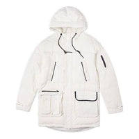 Converse Down Mid Length Jacket 'White' 10019988-A02