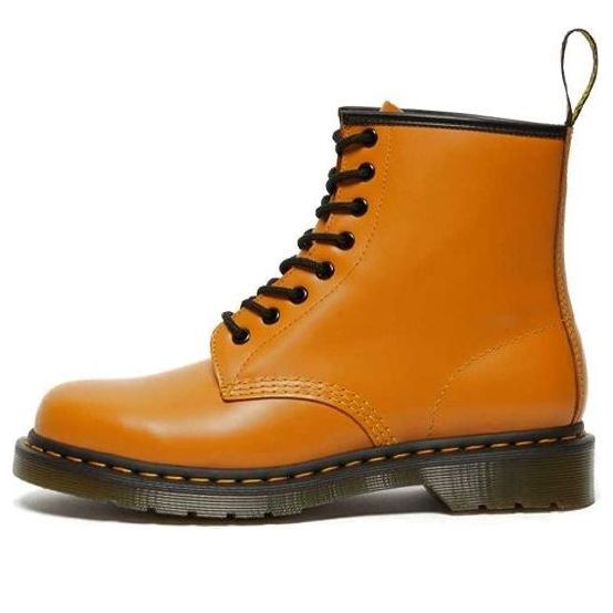 Dr.Martens 1460 Smooth Leather Lace Up Boots 'Orange' 27139804