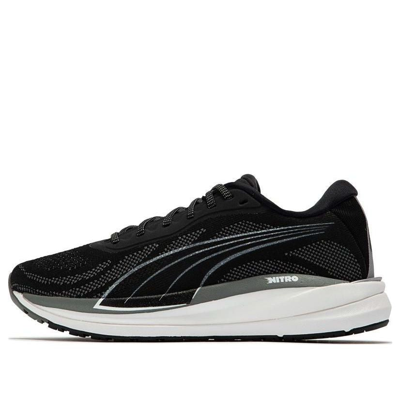 (WMNS) PUMA Magnify Nitro Knit 'Black White' 376908-01