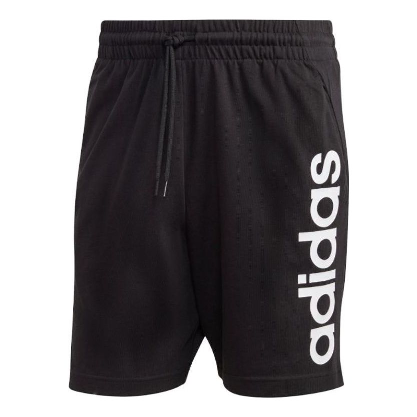 adidas AEROREADY Essentials Single Jersey Linear Logo Shorts 'Black' IC0062