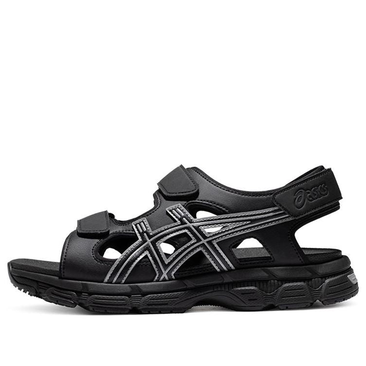 ASICS Kahana Sd Outdoor Sports Unisex Sandals 'Black Silver' 1203A130-002