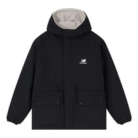 New Balance Logo Print Woven Jacket 'Black' AMJ31303-BK