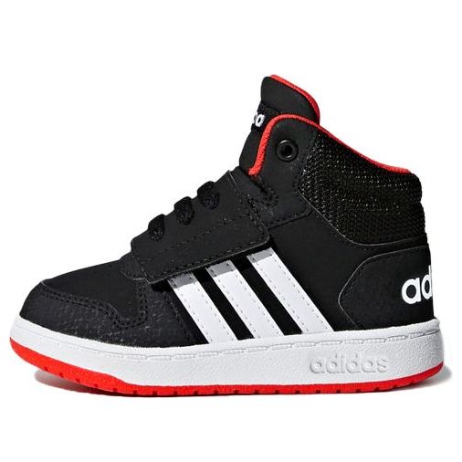 (TD) adidas Hoops 2.0 Mid 'Black White Red' B75945