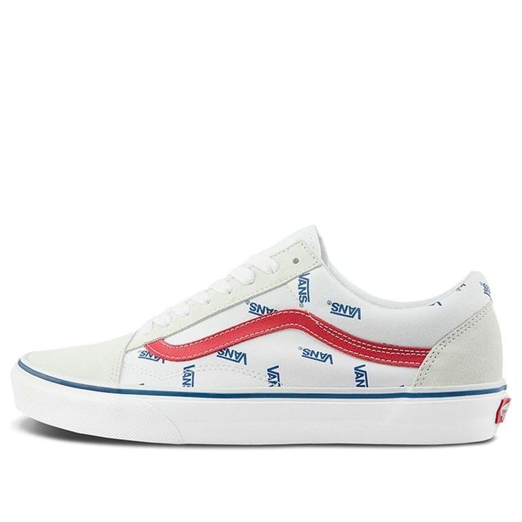 Vans Old Skool 'All Over Logo - White' VN0A3WKT9M9