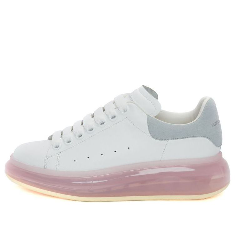 (WMNS) Alexander McQueen Oversized Sneaker 'White Dark Grey' 611698WHXMA9479