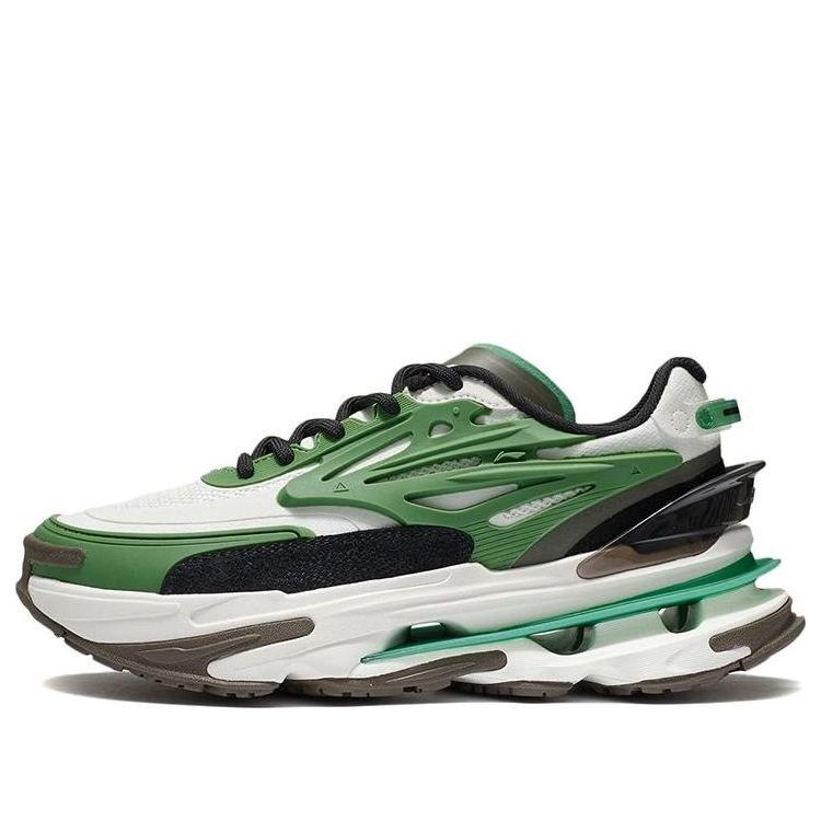 (WMNS) Li-Ning Countflow Wu Xing Xingshan 'Black White Green' AGLR308-4