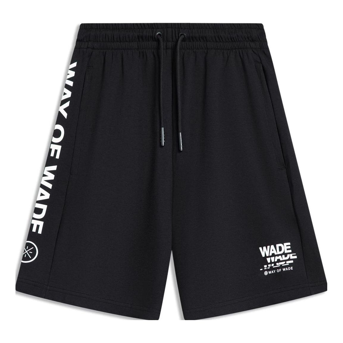 Li-Ning Way Of Wade Graphic Shorts 'Black White' AKST319-1