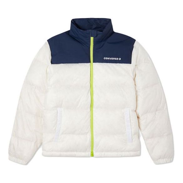 Converse Short Down Jacket 'White Midnight Navy' 10022767-A01