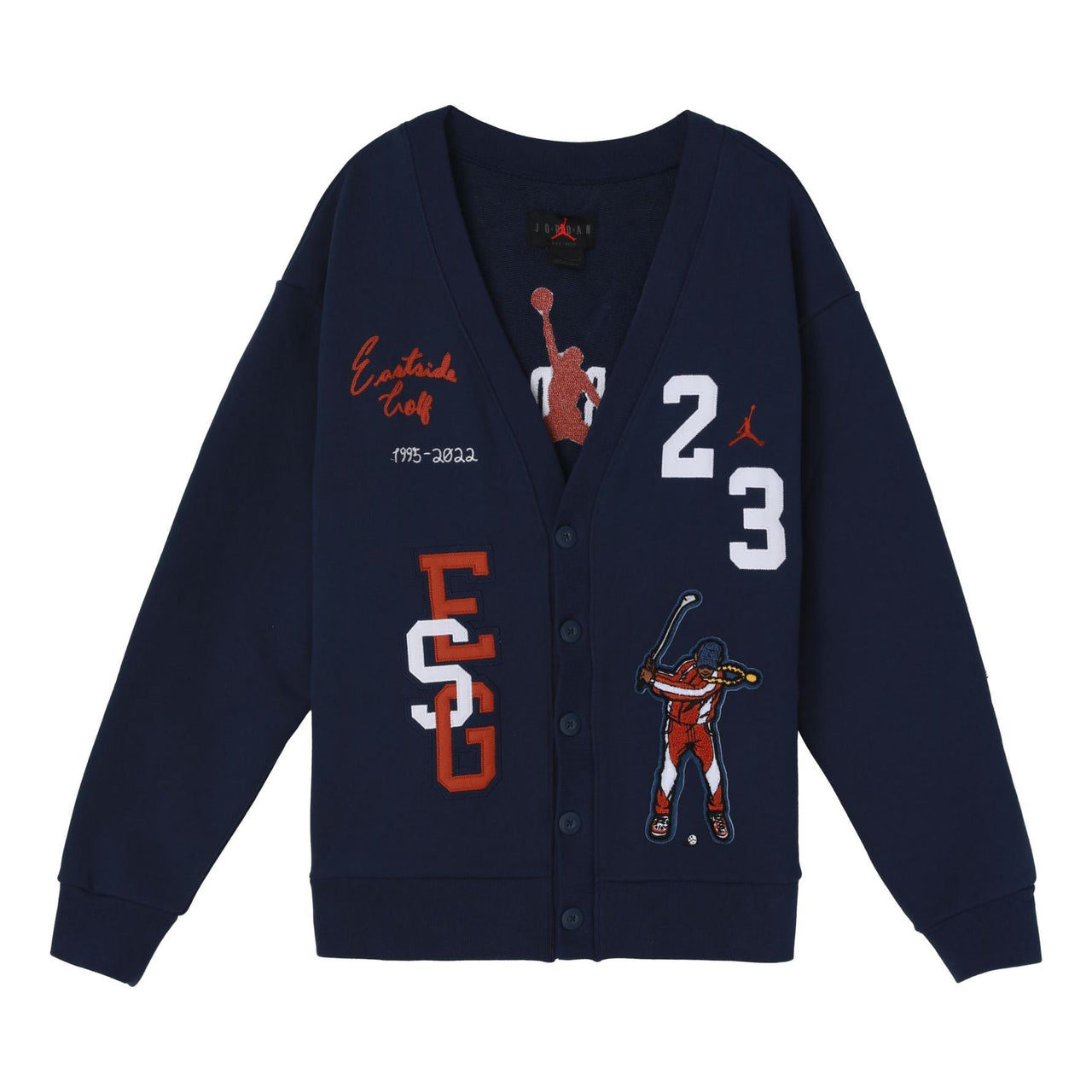 Air Jordan Jordan x Eastside Golf (Asia Sizing) Cardigan 'Navy' DV5431-410