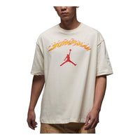 Air Jordan Fire Jumpman Logo T-Shirt 'White' FJ7685-133