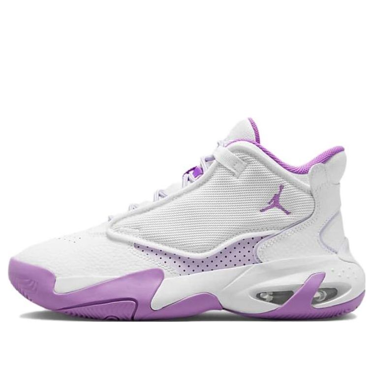 (GS) Air Jordan Max Aura 4 'White Barely Grape' DQ8404-105