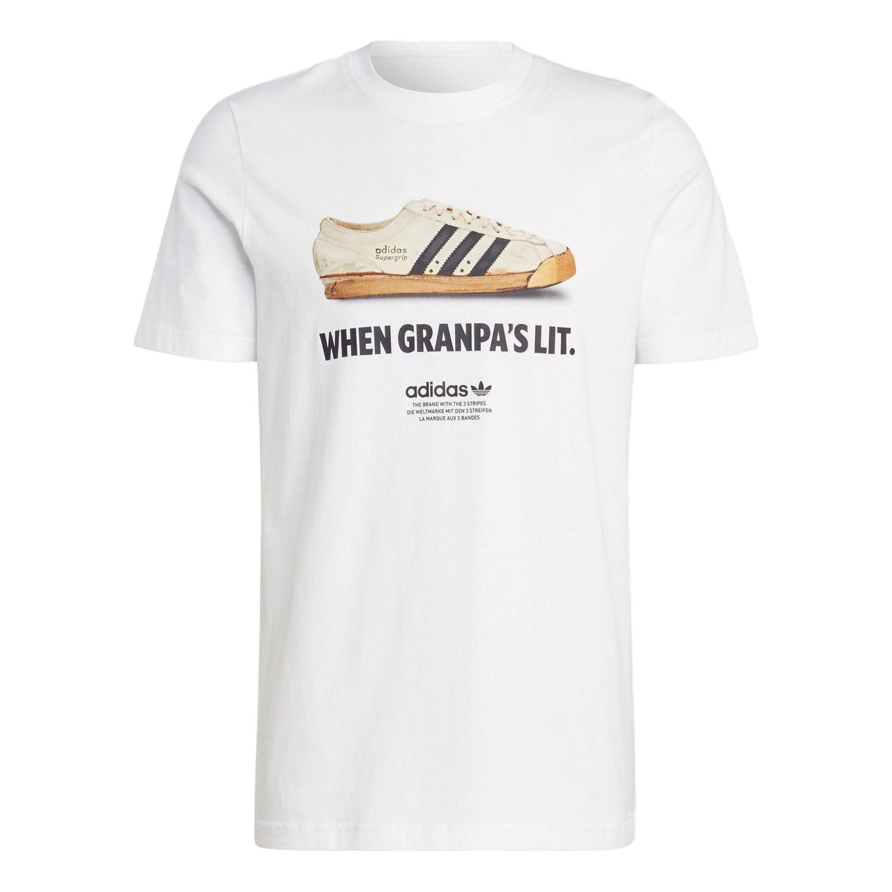 adidas originals Graphics New Age T-shirt 'White' IC8871