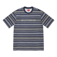 Supreme Dash Stripe S/S T-Shirt 'Black White' SUP-SS23-278