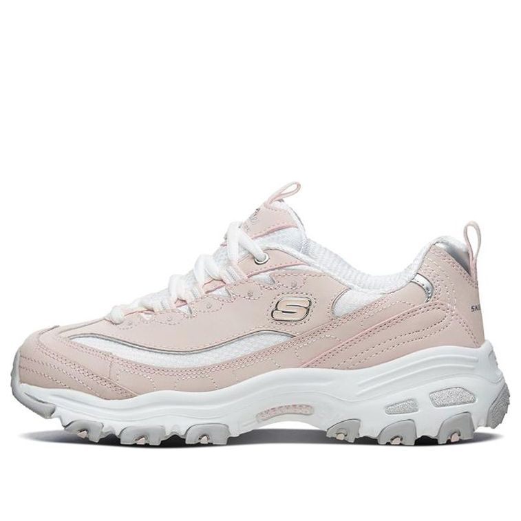 (WMNS) Skechers D'lites Fashion Sneakers Pink/White 11930-LPKW