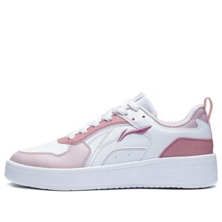 (WMNS) Li-Ning Xingchuan Skate Sneakers 'White Pink' AGCT148-5