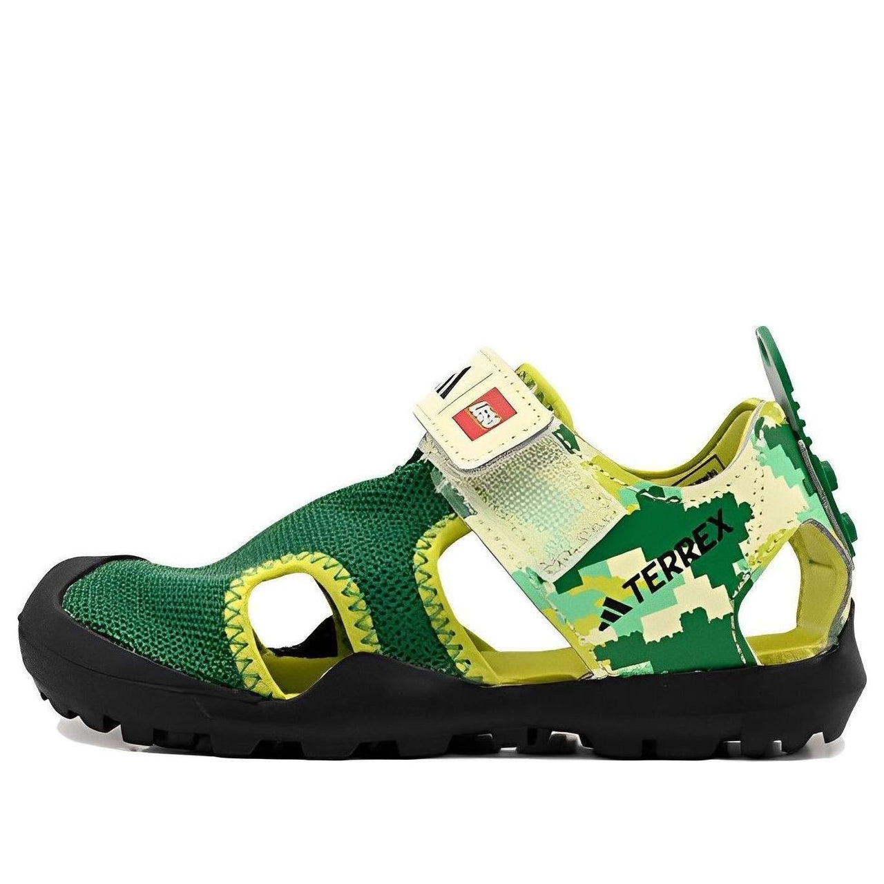 (GS) adidas x LEGO Terrex Captain Toey 'Core Green Glow' HQ5847