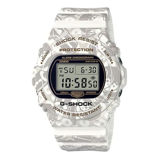 CASIO G-Shock Digital 'White' DW-5700SLG-7