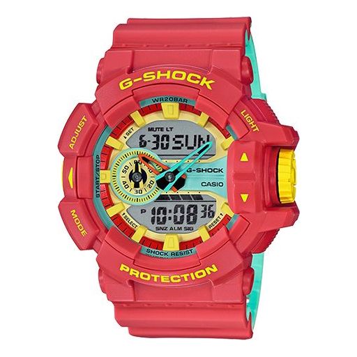 CASIO G-Shock Analog-Digital 'Red' GA-400CM-4A