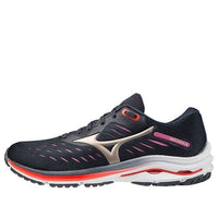 (WMNS) Mizuno Wave Rider 24 'Navy Red' J1GD200343