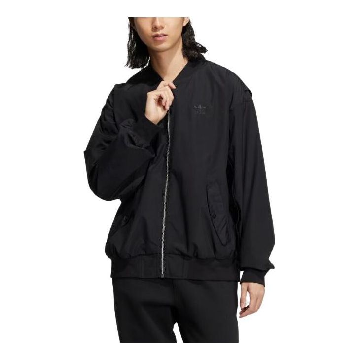 adidas Men Essentials Athletic Jackets 'Black' IC8155