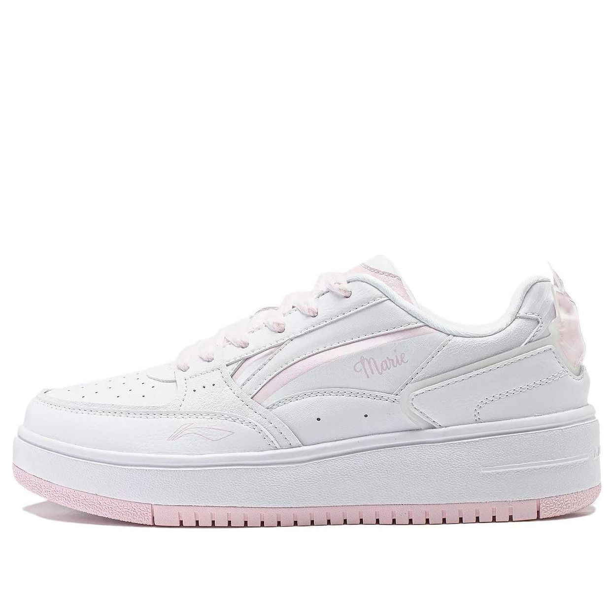 (WMNS) Li-Ning x Disney Marie Cat Skate Shoes 'White Pink Blue' AGCT382-7