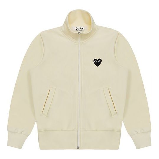 COMME des GARCONS PLAY Big Black Heart Zip Up Sweatshirt 'Off-White' AZ-T256-051-3