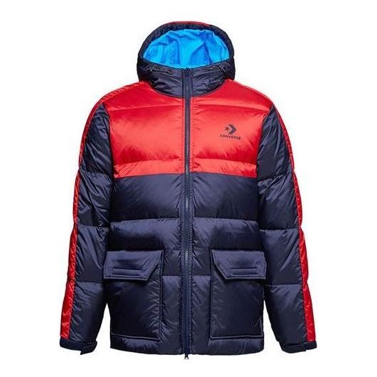Converse Winter Down Fill Puffer Jacket 'Navy Red' 10008049-A03