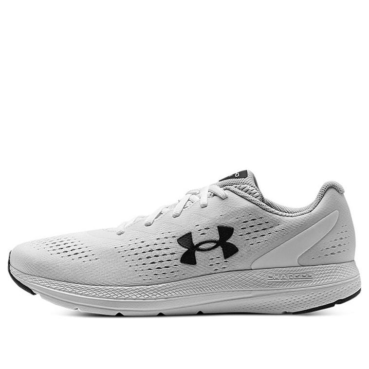 (WMNS) Under Armour Charged 'White Black' 3024141-104