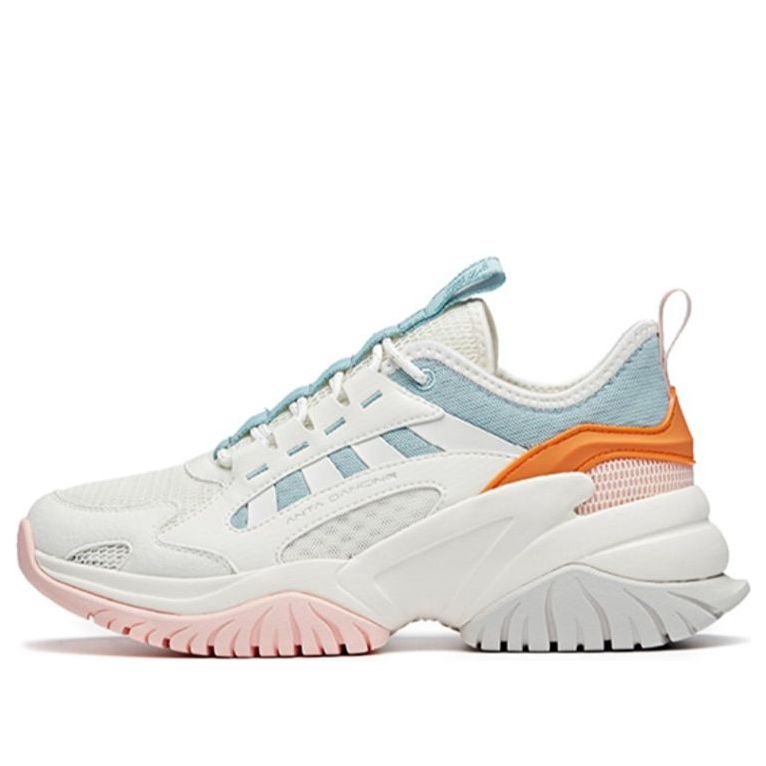 (WMNS) ANTA x Hua Mulan Training Series Sneakers 'White Blue Orange' 122027758-3