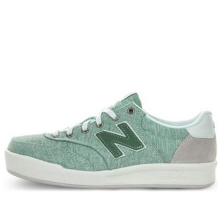 New Balance Unisex 300 Series Canvas Low-Top Running Shoes Green/Grey CRT300FM