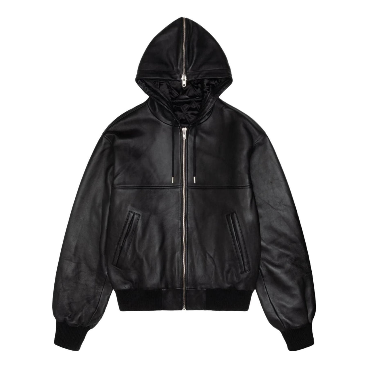 Stussy SS Link Leather Bomber 'Black' 115739