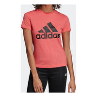 (WMNS) adidas Logo Printing Sports Pink DY7733