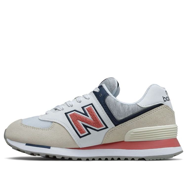(WMNS) New Balance 574 'Cream White Pink' WL574VAC