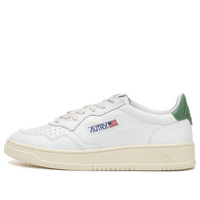 Autry Medalist Low Leather 'White Green' AULM-LL20